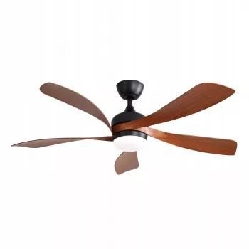 Extralink Grand Walnut 52 Smart WiFi stropní ventilátor, ořech, 132 cm, ovládání aplikací