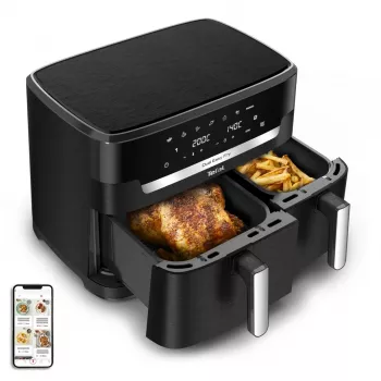 Tefal ActiFry Dual Motion horkovzdušná fritéza EY9428E 1,7 kg černá