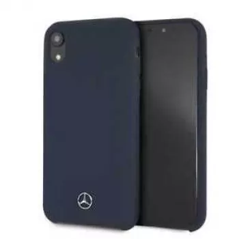 Mercedes-Benz Apple iPhone XR pouzdro z tekutého silikonu námořnická modrá