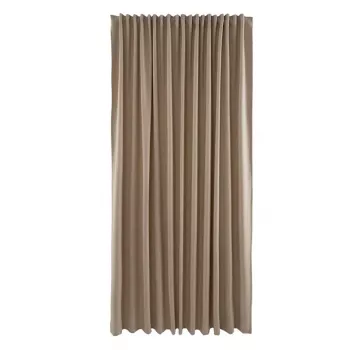 Závěs Bari, světle šedý, 260x280 cm, prosvětlovací, jednobarevný, bez podšívky, 1 panel