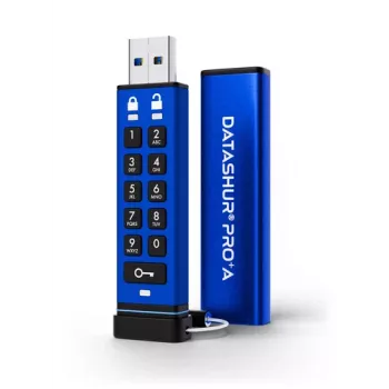 iStorage datAshur PRO+A 64GB USB 3 Flash Drive, 256-bit (IS-FL-DA3A-256-64)