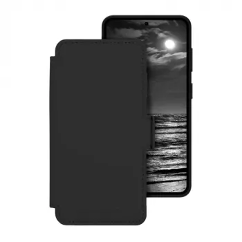 Flip pouzdro dbramante1928 Lynge ICON pro Samsung Galaxy S26 – kompatibilní s MagSafe, plná useň, Midnight
