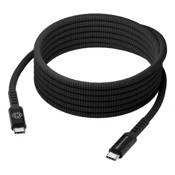 dbramante1928 Copenhagen USB-C na USB-C opletený kabel 1m černý