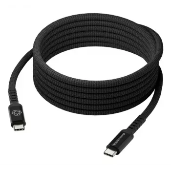 dbramante1928 Copenhagen USB-C na USB-C opletený kabel 1m černý