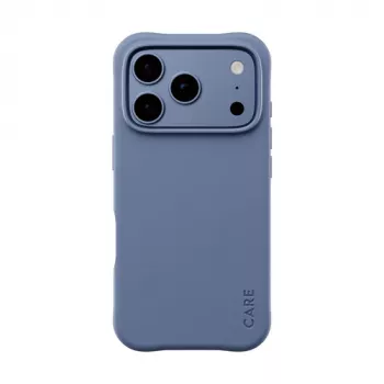 Pouzdro CARE by PanzerGlass Samba pro iPhone 17 Pro / 18 Pro – Shades of Blue, MagSafe, recyklovaný TPU, antimikrobiální, ochrana proti pádu 3,6 m