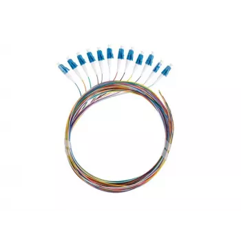 LANBERG Pigtail SM LC/UPC Semi-Tight 9/125 G657A1 12x2m vícebarevný