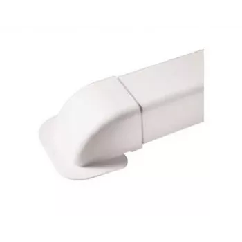 Nástěnná krycí deska IVENSIS IPWE60 bílá 60x60 mm ABS