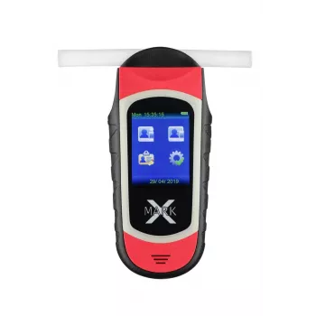 AlcoVisor Mark X+ Electrochemical Breathalyzer, Red