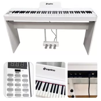Digitální piano SUPRIMO SDP88 WH bílé