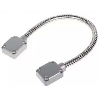 DELTA ATLO-KP-11X400 kovová ochranná kabelová trubka, nerezová ocel, stříbrná