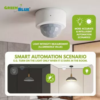 Pohybový senzor GREENBLUE Tuya Zigbee GB740