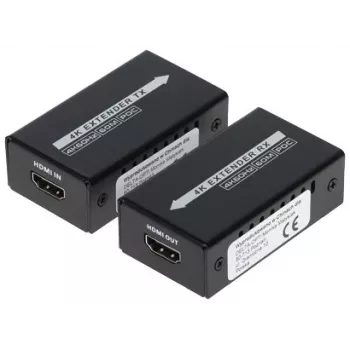 HDMI extender přes Ethernet 4K 60m mini sada vysílače a přijímače