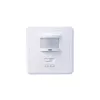 MACLEAN MCE18 PIR pohybový senzor s detekcí zvuku, nástěnná montáž, 160°, 1200W, bílá
