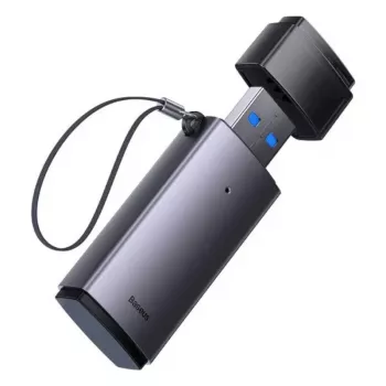 Baseus USB 3.0 2-in-1 čtečka SD & microSD karet – šedá