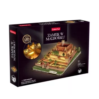 3D puzzle CubicFun hrad Malbork s LED