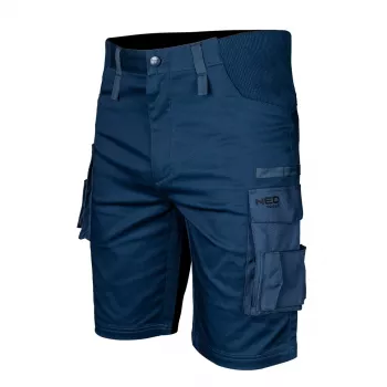 Pánské šortky Mix&Match NEO TOOLS s elastickým pasem, tmavě modré, XXL