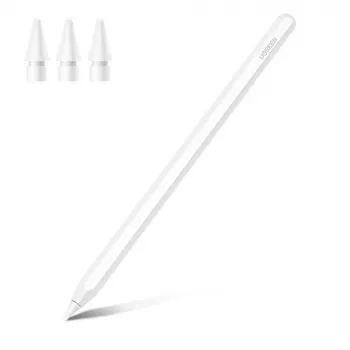 UGREEN LP653 Stylus Pen for Apple iPad with Wireless Charging, White