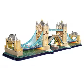3D puzzle Cubic Fun Tower Bridge s LED