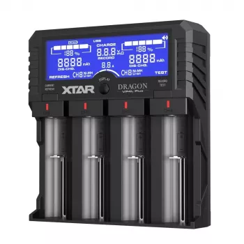XTAR VP4L Plus Li-ion/Ni-MH/Ni-Cd 18650 Battery Charger