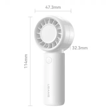 Ruční ventilátor USAMS BC Series, růžový, 500mAh