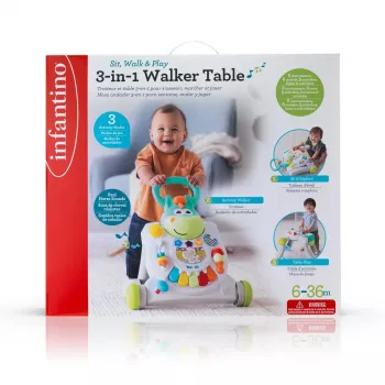 Aktivní jezdecký koník Infantino Grow-with-Me B-KIDS Pusher 3v1