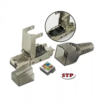 Techly 101911 modulární konektor RJ45 Cat6a 10G bez nářadí, STP