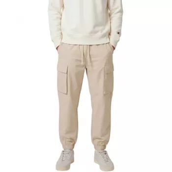 Champion Men's Woven Cargo Pants Beige 221867 MS041 Size L