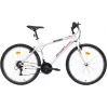 BIKE CITY MILANO 26 bílé/růžové dámské městské kolo 6 rychlostí Shimano