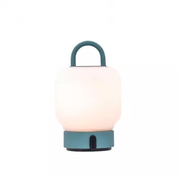 KOODUU LOOME nabíjecí lampa, tyrkysová