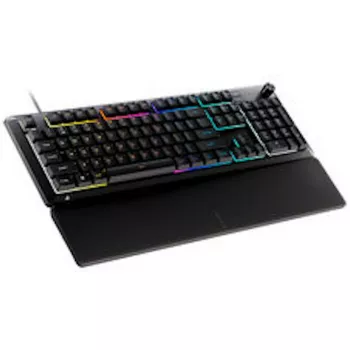 CORSAIR SKIFF 100 herní klávesnice, 10zónové RGB, odolnost proti polití IP42 – černá