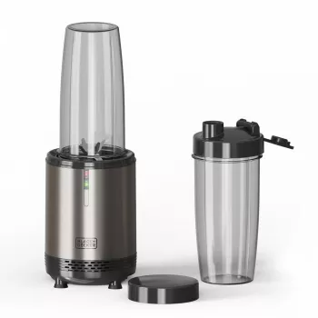 Osobní mixér BLACK+DECKER ES9120160B 1000W se 2x 600ml lahvemi Tritan a cestovními víčky