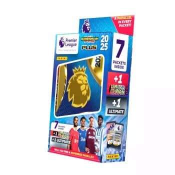 Panini Adrenalyn XL Plus Premier League 2025 sběratelská dóza