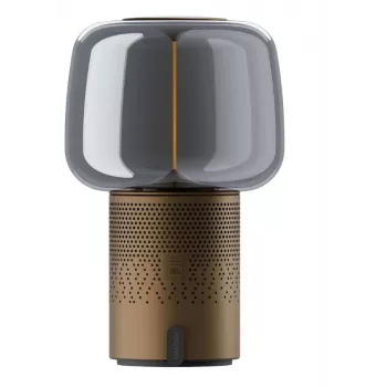 KOODUU Serena Play přenosná LED lampa s Bluetooth reproduktorem hnědá
