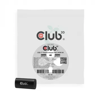 Club 3D USB-C zásuvkový adaptér 40G 240W 8K60Hz