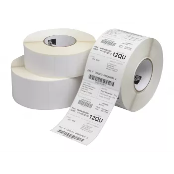 Zebra Z-Perform 1000T - bílý - papír - termotransfer - permanentní - čtvercový