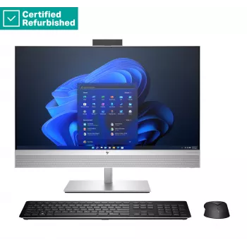 RENEW SILVER HP Elite 870 G9 AIO All-in-One 27 - i9-14900, 64 GB, 2 TB SSD, 27 inch QHD Non-Touch AG, výškově nastavitelný, USB myš, Win 11 Pro, 1 rok
