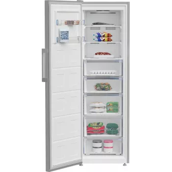 BEKO mraznička B3RMFNE314XB, energetická třída E, 186,5 cm, 286L, barva inox
