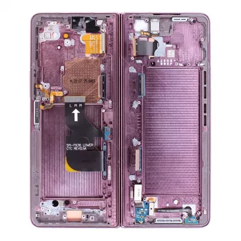 Galaxy Z Fold4 LCD - Touch - přední kryt Burgundy