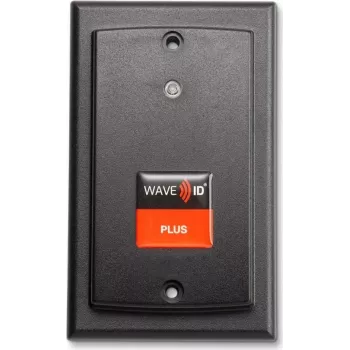 RF IDeas WAVE ID Plus SDK s iCLASS SE & Seos povrchová montáž černá USB čtečka