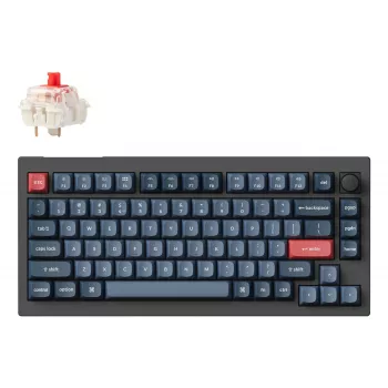 Bezdrátová klávesnice Keychron V1 Max RGB - US layout - Hot-Swappable Gateron Jupiter Red