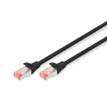 DIGITUS Patch cable - CAT6 - S/FTP - Snagless - Cu - 2m - black