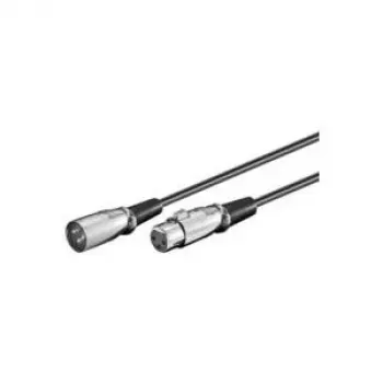 Audio kabel Microconnect XLRMF2 2 m XLR (3pinový) černý