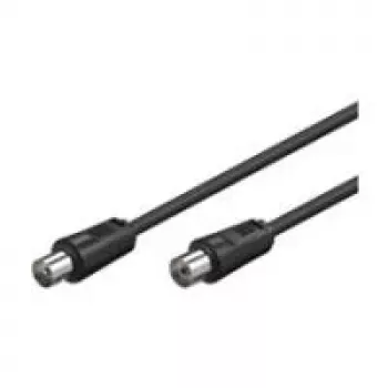 Wentronic Goobay 11563 anténní kabel IEC zástrčka/zásuvka, 7,5 m, černý