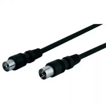 Microconnect COAX025 coaxial cable 2.5 m Black