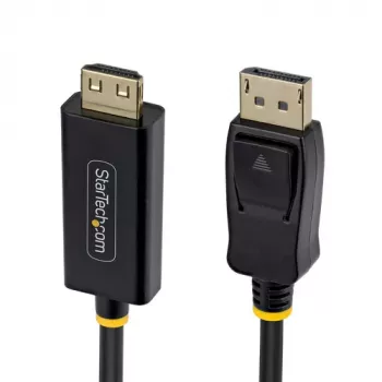 StarTech.com 4,5 m DisplayPort na HDMI adaptérový kabel s aretačními konektory, 4K 60Hz HDR, černý