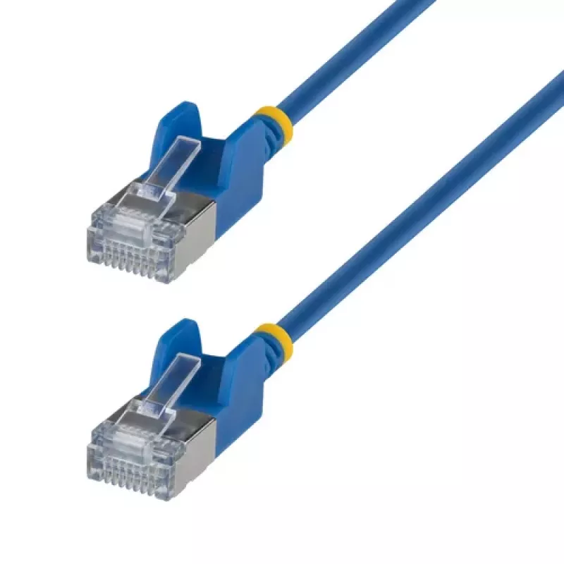 StarTech.com 2m Ultra Slim Cat6a Ethernet patch kabel - modrý
