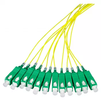 EFB Elektronik FTTH pigtail SC/APC OS2 G.657.A2 9/125µm žlutý 2m