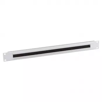 EFB Elektronik 19 inch 1HE kabelová průchodka se štětinovou lištou, RAL 7035 (699993NV2)