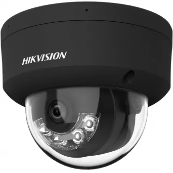 Hikvision DS-2CD2143G2-LIS2U(2.8mm)(BLACK) 4MP AcuSense dome IP bezpečnostní kamera, 2,8mm pevná čočka, černá