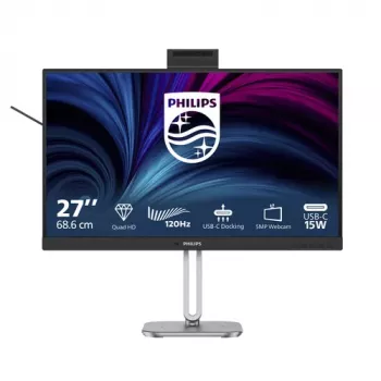 Philips 27B2U4601H 4000 Series 27 inch IPS QHD monitor s USB-C 90W PD, webkamera, KVM